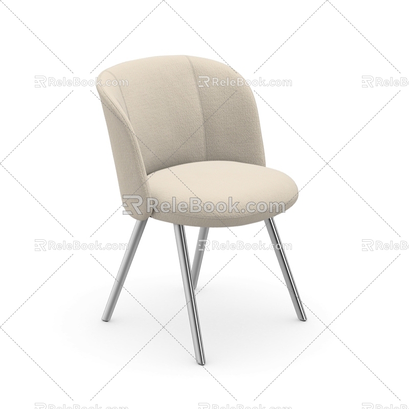 Foreign Famous Vitra Furniture Mika Multilateral Chair 3d model