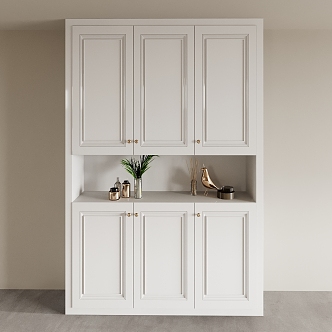 Shoe Cabinet Entrance Cabinet Sideboard High Cabinet Storage Cabinet Decorative Cabinet Wardrobe 3d model