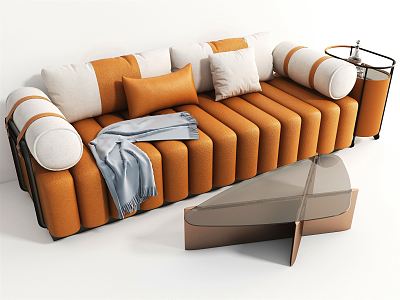 Modern Multiplayer Sofa Shaped Sofa model