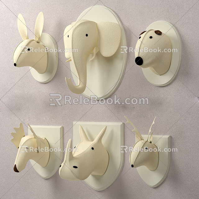 Animal Wall Decoration 3d model