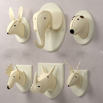 Animal Wall Decoration 3d model