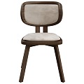 Simple Dining Chair Book Chair Leisure Chair 3d model