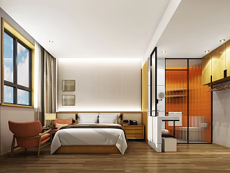 Modern Rooms Hotel Rooms Hotel Standard Room Log Hotel Rooms Hotel Furniture Supplies Hotel Accessories 3d model