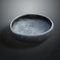 Handcrafted Black Clay Bowl Rustic Vintage Daily Use Home Tableware Essential