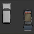 Two Cars Station Wagon and SUV with Open Door Roof Rack and Red Gas Canisters