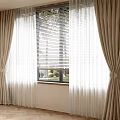 Curtain Screen Venetian Blinds 3d model