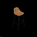 Innovative Tech Exhibition Hall Featuring Modern High Stools And Sleek Interior Design