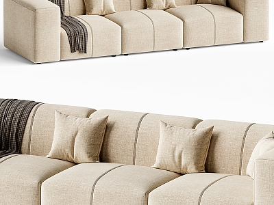 Miloti Minotti Multiplayer Sofa model