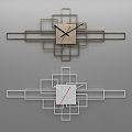 Modern Clock Wall Decorations 3d model