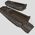 Rusty Military Landing Craft PA 13 22 With Loading Ramp