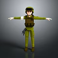 Warrior Samurai Soldier Guard Assassin Killer Ancient Soldier Ancient Assassin Killer 3d model
