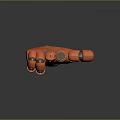 Science Fiction Gloves High-tech Gloves Mechanical Gloves Manipulator Machine Hand Machine Gloves Mecha Gloves 3d model