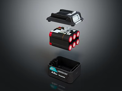 Household Electrical Appliance With Detachable Components Automatic Operation And 4.0 Version 3d model
