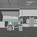 Modern Clothing Store Interior Design With Fashion Displays Lighting And Mannequins