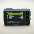Olympus Tough Digital Camera With White Body Durable Design And Built In Lens