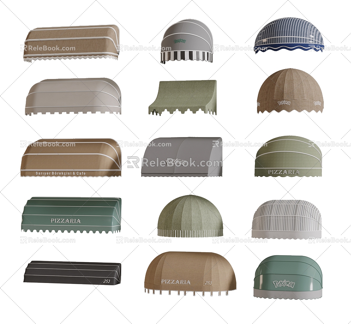 Sunshade Canopy 3d model