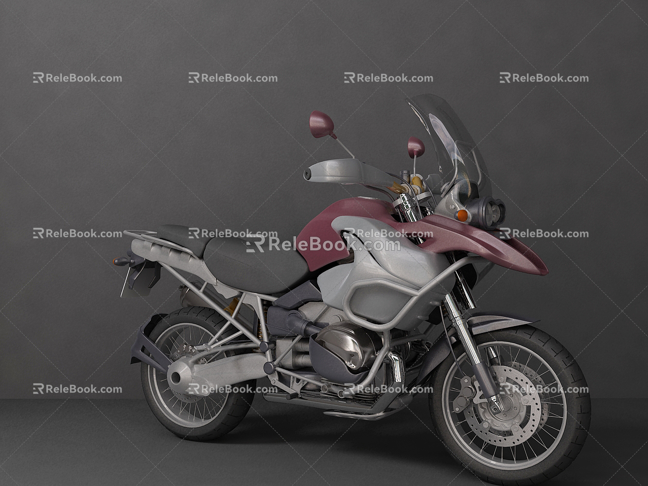 Modern Motorcycle 3d model