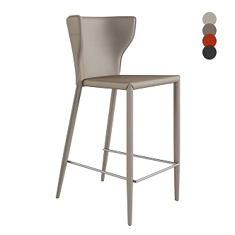 Simple Bar Stool 3d model