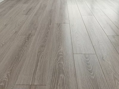 Light Gray Wooden Floor With Natural Grain Texture For Interior Design 3d model