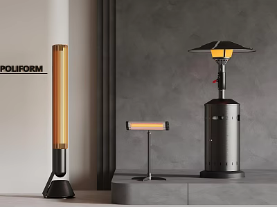 POLIFORM Stylish Heaters In Various Modern Designs For Indoor Spaces 3d model