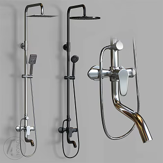 Modern Shower 3d model