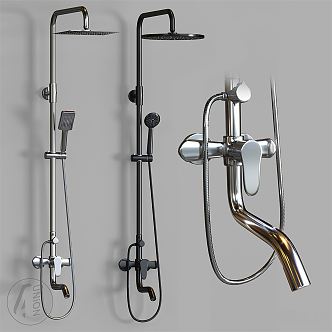 Modern Shower 3d model