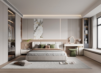 Modern Bedroom Home Bedroom 3d model