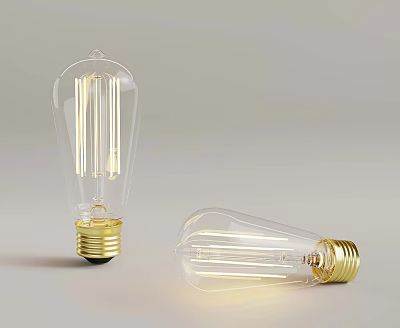 15 modern light bulbs 3d model 15 modern light bulbs 3d model