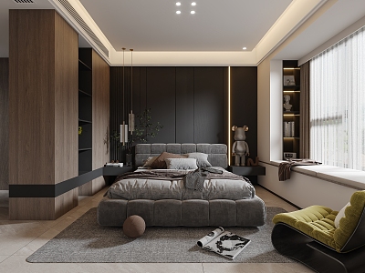 Modern Bedroom 3d model