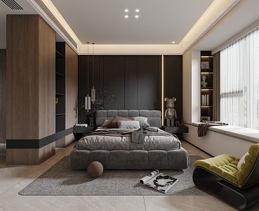 Modern Bedroom 3d model