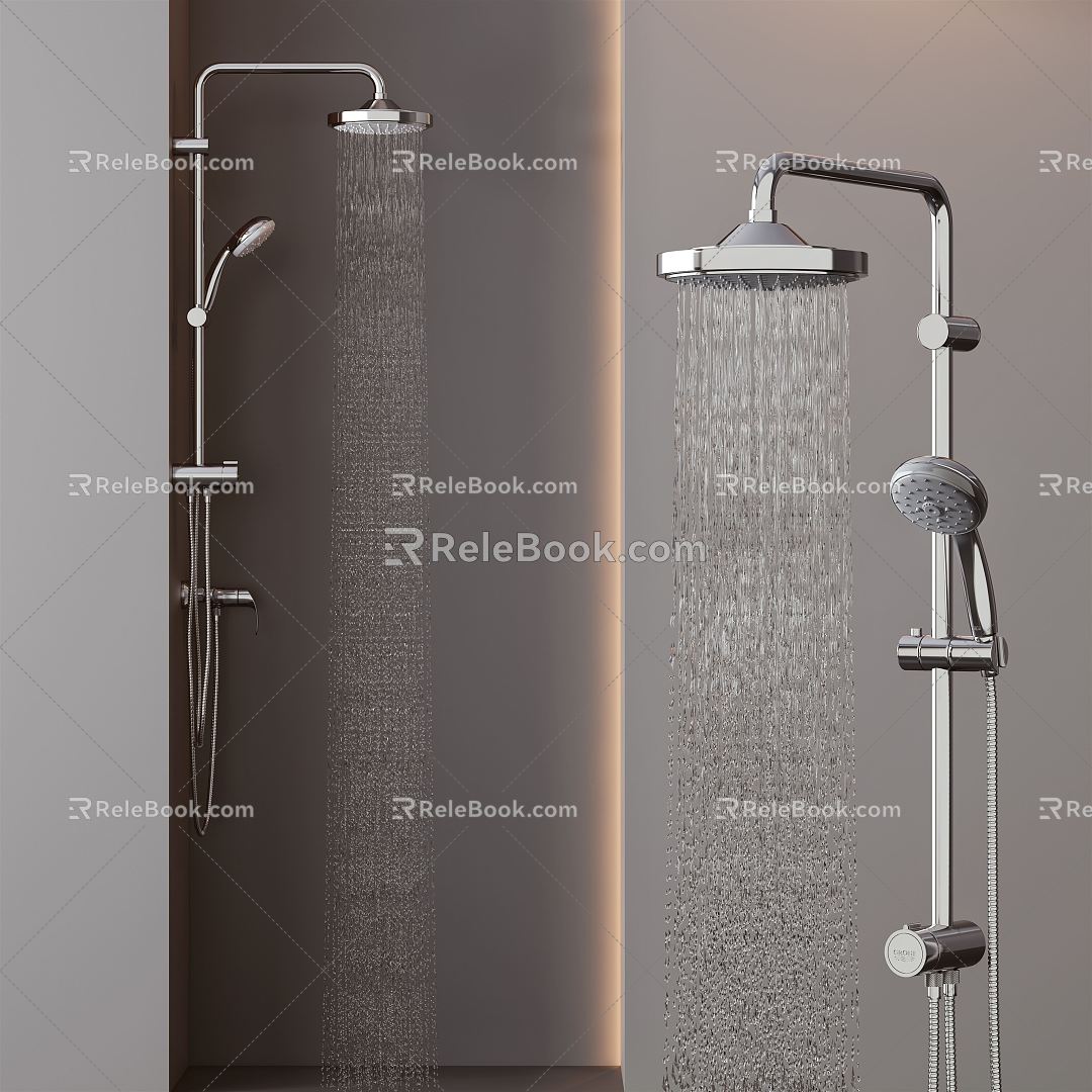 Modern Shower Shower 3d model