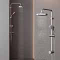 Modern Shower Shower 3d model