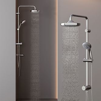 Modern Shower 3d model