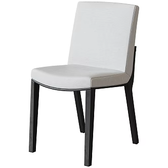 Simple Dining Chair Minimalist Dining Chair Art Single Chair Fabric Single Chair Fabric Dining Chair Fabric Backrest Chair Fabric Book Chair Banquet Chair 3d model