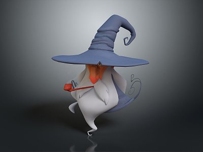 Gandalf Wizard figures game characters 3d model