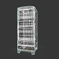Vintage White Upright Refrigerator With Classic Design And Worn Surface