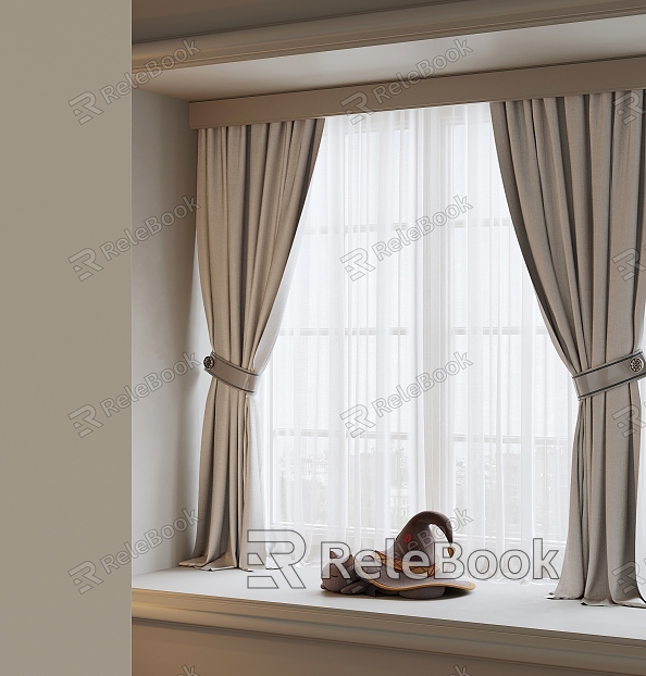 Curtain Screen Window Blinds Dream Curtain Shangri-La Curtain Curtain model