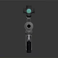 Modern Tactical Sniper Rifle With High Precision Scope And Ventilated Barrel