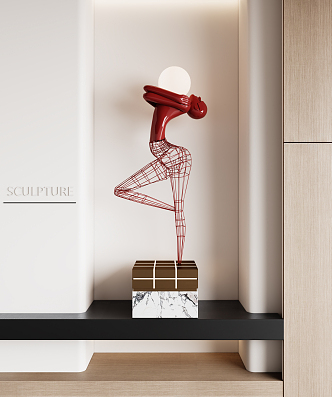 Modern Sculpture 3d model