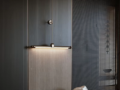 Modern Wall Sconce With Soft Lighting For Contemporary Home Interior Design 3d model