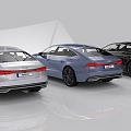 Car Audi A7 sports car luxury car sedan motor vehicle coupe 3d model