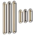 Modern Wall Lamps Showcasing Slim Design In Gold Silver And Black Metal Finishes