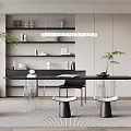 Modern study 3d model