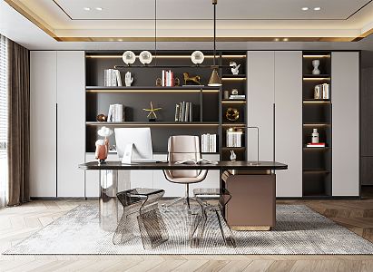 Light Luxury Study 3d model