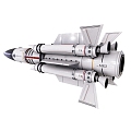 rocket missile 3d model