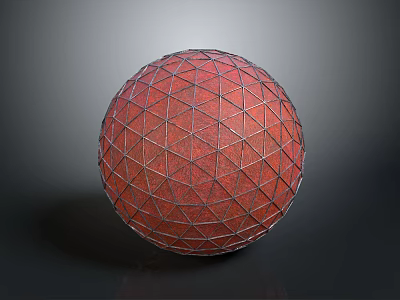 Red Mesh Design Basketball Sports Equipment For Indoor Outdoor Training Sessions 3d model