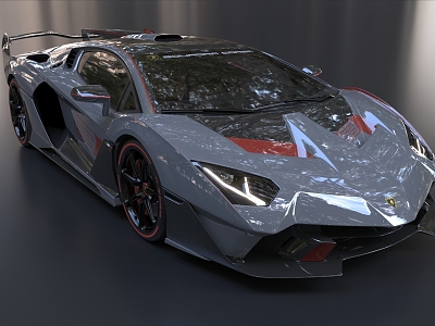 Lamborghini SC18 Lamborghini Supercar Lamborghini sports car 3d model