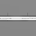 Illuminated Hanging Directional Sign With Numbers Arrows For Public Space Navigation