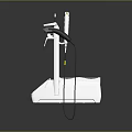 Modern Laboratory Equipment With White Body Digital Display And Adjustable Probe Arm