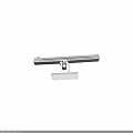 Industrial Metal Bracket Long Strip Design With Mounting Holes Cylindrical Components And Base Plate